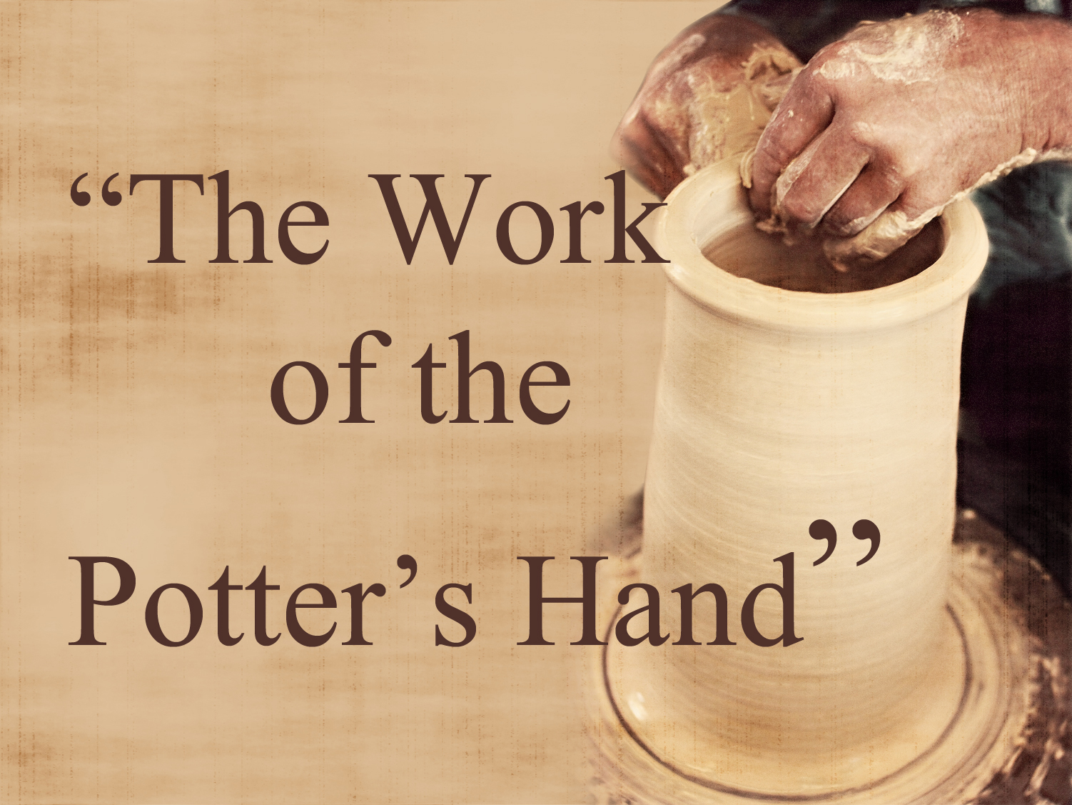 potters hands