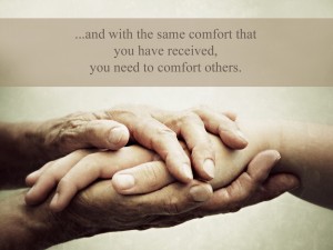 comfort to share with others