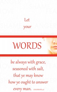 WORDS SEASONED WITH GRACE