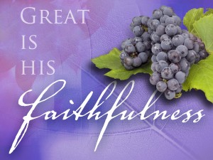 great is his faithfulness