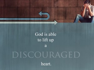 discouragement