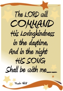 Lovingkindess and Song of the Lord