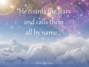 he counts the stars