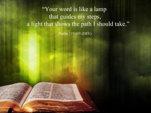Your word is like a lamp
