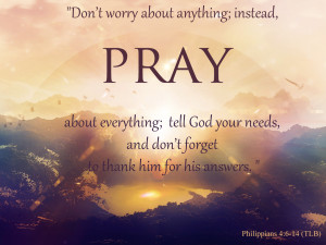 instead pray