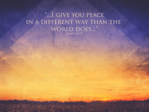 Peace Jesus' way