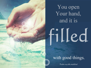 you open your hand